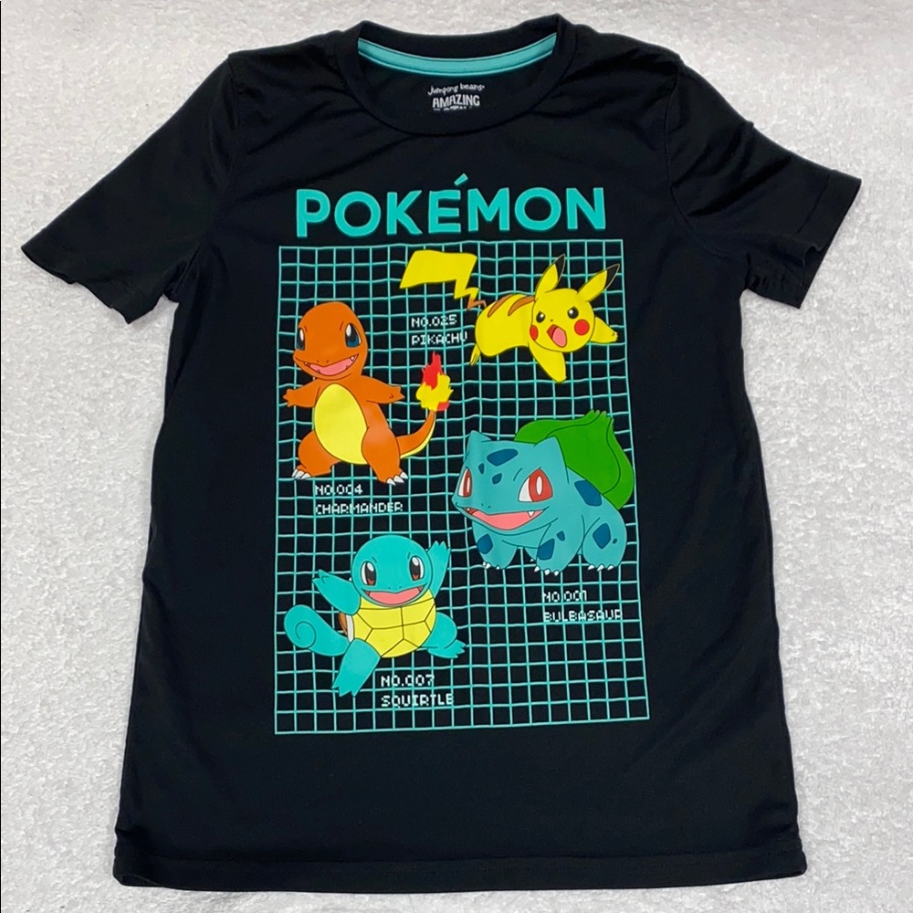 5/$20 Jumping beams amazing active Pokémon short sleeve tee size 12